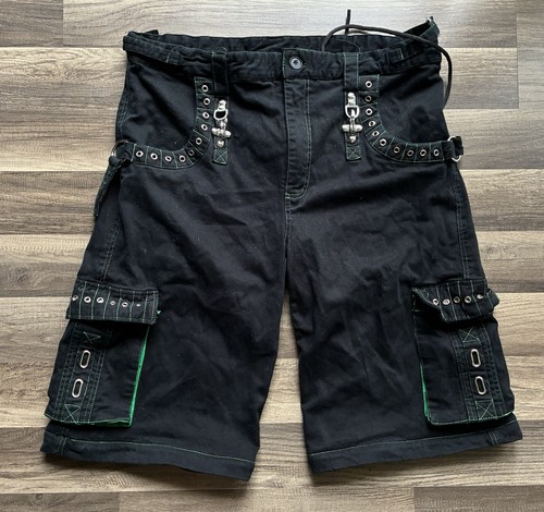 Goth punk shorts - punk, mens
