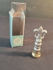 Monogram Wax Stamper LETTER B Silver Metal Gartner Studios