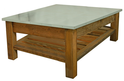 Redwood patio coffee table - patio,