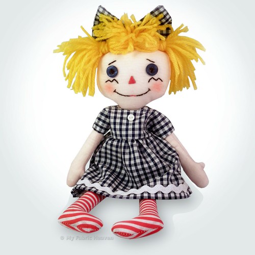 Easy rag doll cloth - rag,