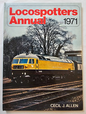 IAN ALLEN - LOCOSPOTTERS ANNUAL 1971 - HARDCOVER - Good Cond