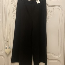 BNWT M&S Collection Black Wide leg / Palazzo Trousers Size 20 Work/Formal