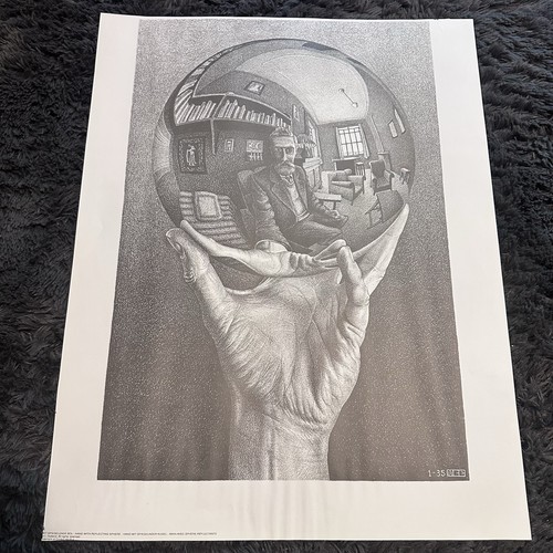 Escher hand with - escher,