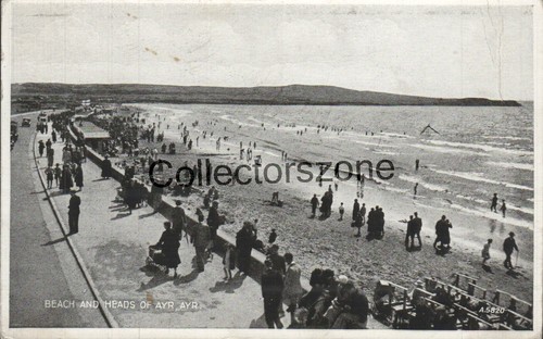 1950 ayr beach printed - 1950,