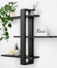 SUMGAR Floating Shelves Black