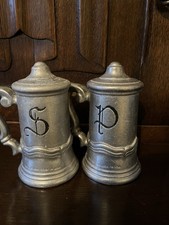 Pewter Salt And Pepper Set