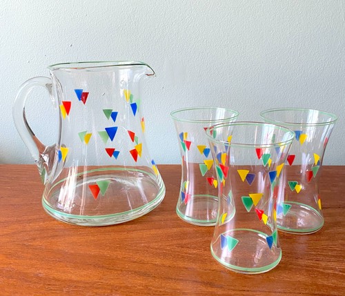 Retro geometric multicolour - retro,