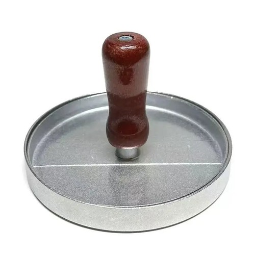 Burger press round stainless - press,