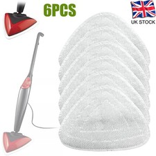 6 x Mop Head Replacement Microfiber Pad For Vileda Steam Cleaner 100 Hot Spray