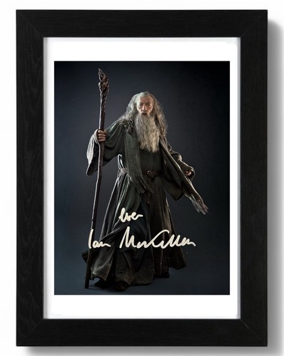 Ian mckellen signed autograph - signed,
