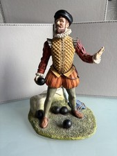 Collectable Royal Doulton Resin Figure - HN3770 Sir Francis Drake Circa 1980s 