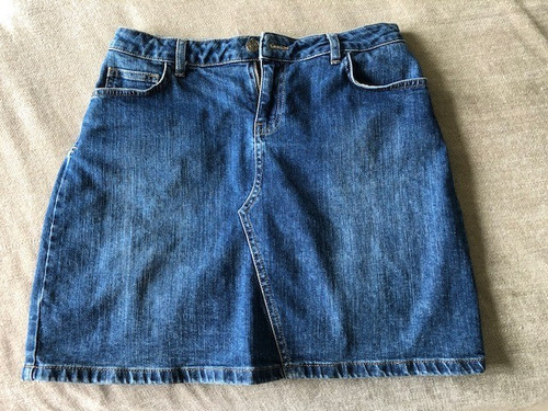 Fat face blue denim skirt - face,