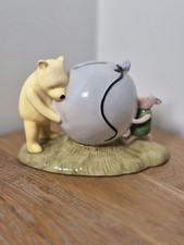 Winnie The Pooh & Piglet Ballon Money Box. Royal Doulton. WP16.