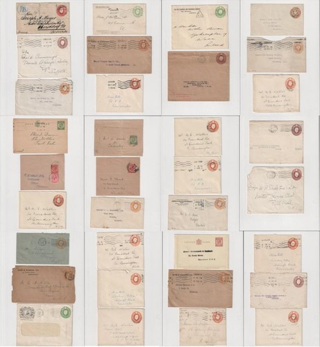 George postal stationery - gb,