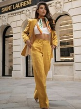 ZARA LINEN BLAZER PATCH