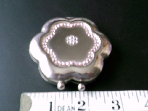 Pink diamante flower double - diamante,