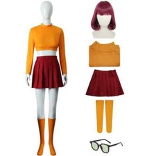 Velma Cosplay Costume Scooby