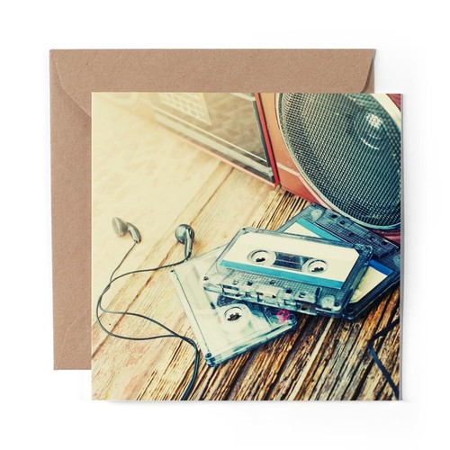 Blank greeting card - x,