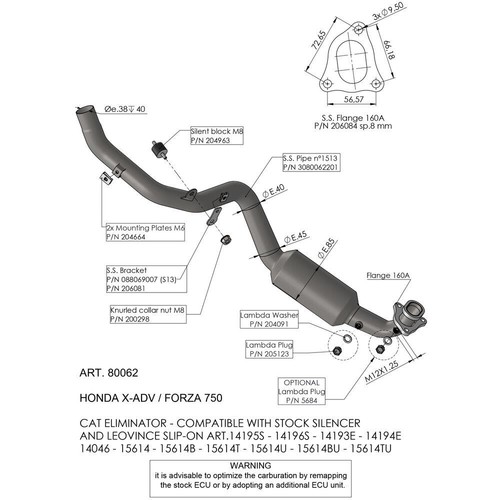Leovince stroke header pipes - leovince,