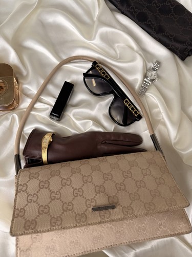 Vintage gucci canvas flap - gucci,
