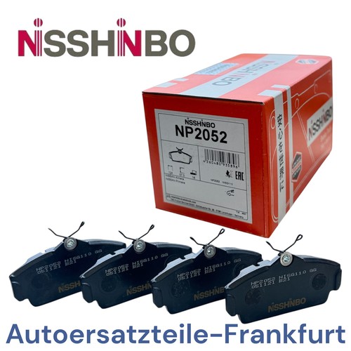 Nisshinbo front brake pads - pads, for