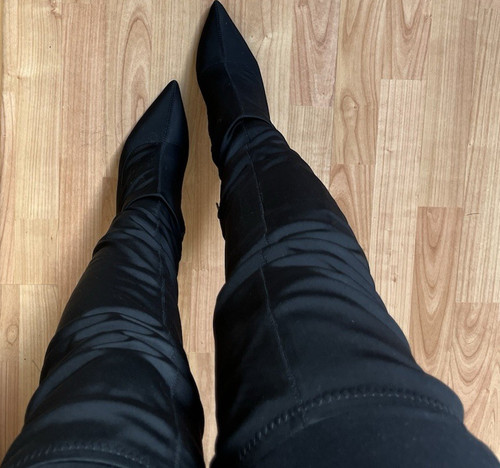 Women black thigh high - women’s,