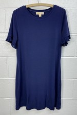 Michael Kors Navy Blue Ruffle