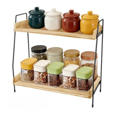 Tier wooden storage rack for - 2,