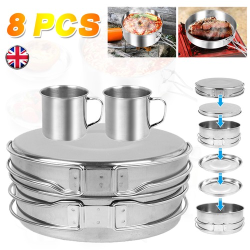 8pcs stainless steel - 8pcs, cookware