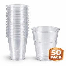 HERO Half Pint Plastic Cups 50