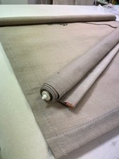 Roller Blind in Hessian fabric, 107.5 cm wide x 138 cm drop