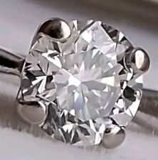 Diamond Ring VS GIA Certified 18Ct Gold Engagement Solitaire Hallmarked Size K