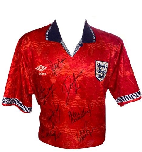 Signed england italia 1990 - signed,