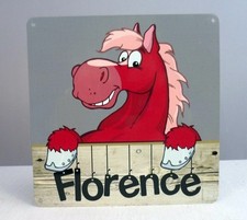 Horse Pony Name Plate