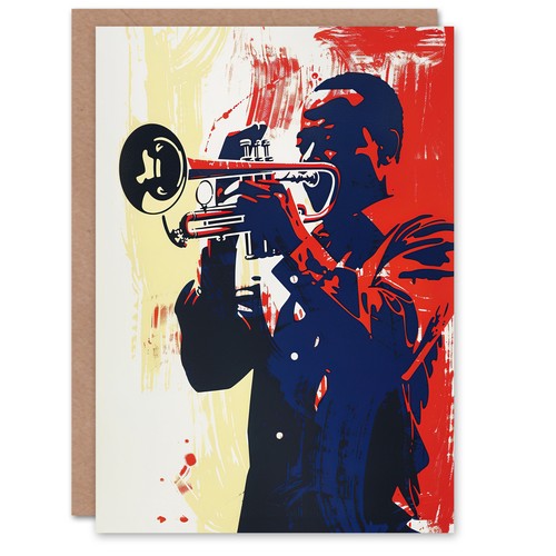 Greeting card jazz music - greeting,