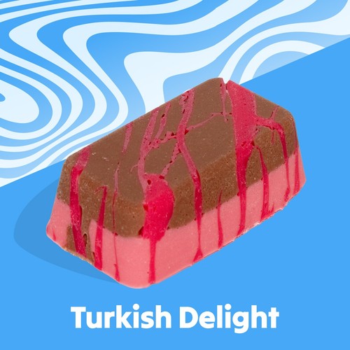 Turkish delight fudge 250g - turkish, fudge,