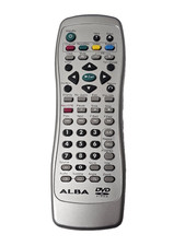 Genuine ALBA RDVD1002 DVD Player Remote Control Only - Tested and Working 100%