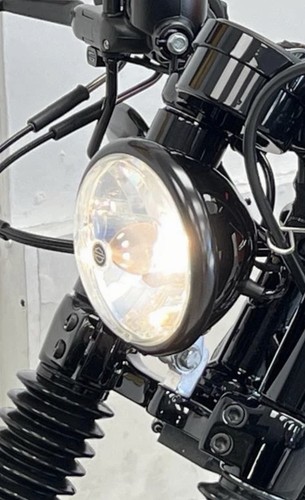 Black headlight ring 4 - black,