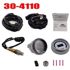 30-4110 Wideband Gauge Controller AFR O2 Air Fuel Ratio 2 1/16" 52mm Gauge Kit