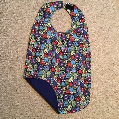 Bib for older child cartoon - in,