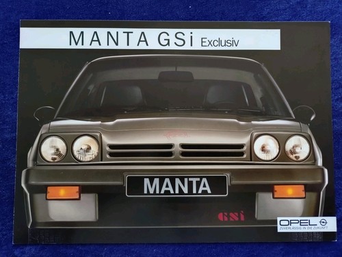 Opel manta gsi - opel,