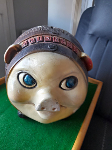Guinness ceramic barrel pig - barrel,