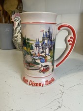 Vintage Walt Disney World Tankard Mug Ceramic 3D