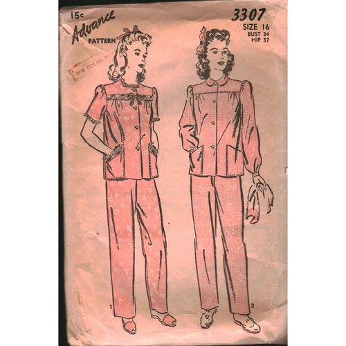 Vintage 1940s advance 3307 - 1940s,