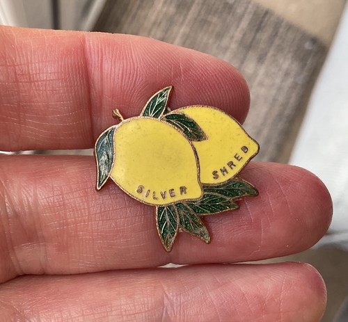 Vintage lemon silver shred - lemon,
