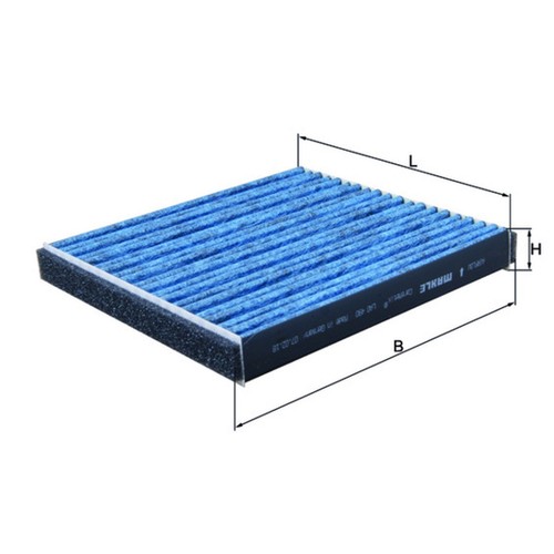 Cabin filter for toyota - for, hilux