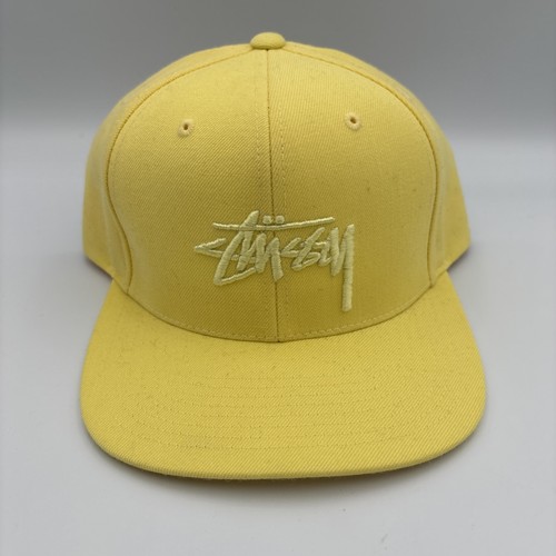Stussy yellow tonal cap logo - stussy,