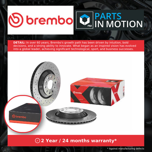 Brake discs pair vented - pair,