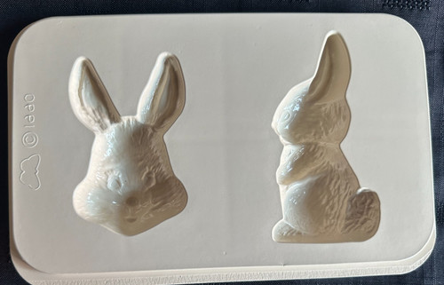 Rabbit plastic mould fondant - plastic,