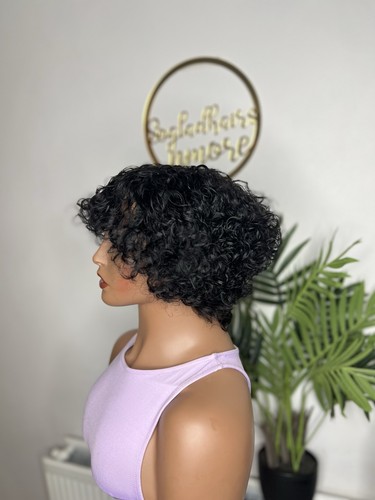 Curly pixie cut - pixie, human